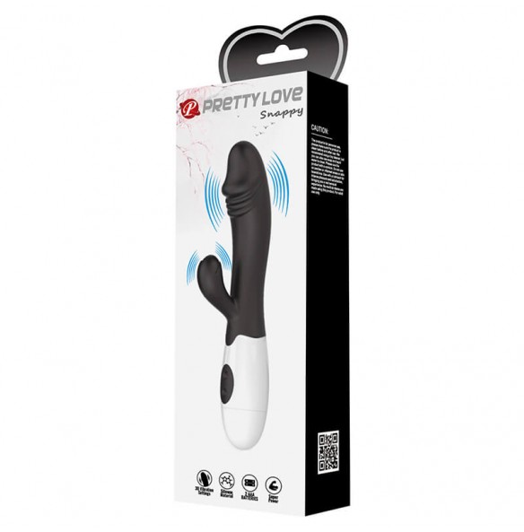PRETTY LOVE - Snappy Wand Vibrator (Battery - Black) PRETTY LOVE - Snappy Wand Vibrator (Battery - Black)